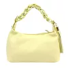 Luka 26-032 halvány sárga női bőr válltáska 27 x 17 x 12 cm