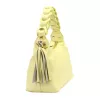Luka 26-032 halvány sárga női bőr válltáska 27 x 17 x 12 cm