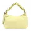 Luka 26-032 halvány sárga női bőr válltáska 27 x 17 x 12 cm