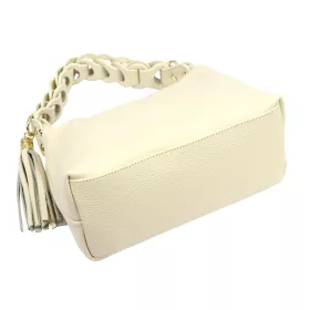 Luka 26-032 bézs női bőr válltáska 27 x 17 x 12 cm