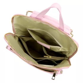   Luka 26-112 DOLLARO púder női marhabőr hátizsák 31 x 37 x 13 cm