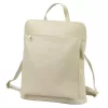 Luka 26-112 DOLLARO bézs női marhabőr hátizsák 31 x 37 x 13 cm