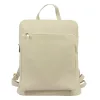Luka 26-112 DOLLARO bézs női marhabőr hátizsák 31 x 37 x 13 cm