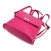 Luka 24-075 DOLLARO magenta női marhabőr hátizsák 31 x 29 x 12 cm