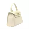 Luka 19-17 MN DOLLARO krém női bőr kézitáska 23 x 19 x 12.5 cm