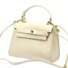 Luka 19-17 MN DOLLARO krém női bőr kézitáska 23 x 19 x 12.5 cm