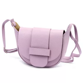   Luka 25-049 pasztell levendula lila női bőr női bőr oldaltáska 24 x 16 x 9 cm