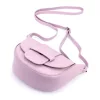 Luka 25-049 pasztell levendula lila női bőr női bőr oldaltáska 24 x 16 x 9 cm