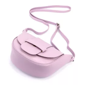   Luka 25-049 pasztell levendula lila női bőr női bőr oldaltáska 24 x 16 x 9 cm