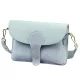 Luka 26-100 D babakék női bőr oldaltáska, crossbody 24.5 x 18 x 6 cm Cikkszám:  61367