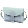 Luka 26-100 D babakék női bőr oldaltáska, crossbody 24.5 x 18 x 6 cm Cikkszám:  61367