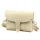 Luka 26-100 D bézs női bőr oldaltáska, crossbody 24.5 x 18 x 6 cm