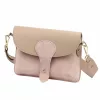 Luka 26-100 D rózsaszín női bőr oldaltáska, crossbody 24.5 x 18 x 6 cm