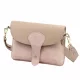 Luka 26-100 D rózsaszín női bőr oldaltáska, crossbody 24.5 x 18 x 6 cm