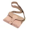 Luka 26-100 D púder női bőr oldaltáska, crossbody 24.5 x 18 x 6 cm