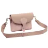 Luka 26-100 D púder női bőr oldaltáska, crossbody 24.5 x 18 x 6 cm