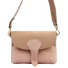 Luka 26-100 D púder női bőr oldaltáska, crossbody 24.5 x 18 x 6 cm