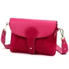 Luka 26-100 D magenta női bőr oldaltáska, crossbody 24.5 x 18 x 6 cm