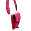 Luka 26-100 D magenta női bőr oldaltáska, crossbody 24.5 x 18 x 6 cm