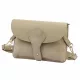 Luka 26-100 D taupe női bőr oldaltáska, crossbody 24.5 x 18 x 6 cm