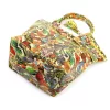Luka 26-026 MOT sárga pillangó mintás női bőr válltáska, shopper 40 x 35 x 18 cm