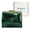Gregorio FRL-126 zöld női pénztárca 9,5 x 8 x 3 cm