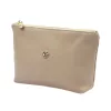 Gregorio COSMETICS-005 DOLLARO taupe női marhabőr kozmetikai táska 21 x 13 x 8 cm