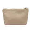 Gregorio COSMETICS-005 DOLLARO taupe női marhabőr kozmetikai táska 21 x 13 x 8 cm