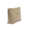 Gregorio COSMETICS-005 DOLLARO taupe női marhabőr kozmetikai táska 21 x 13 x 8 cm