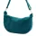 Luka 26-115 petrolkék női bőr válltáska 40 x 26 x 11 cm