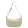 Luka 26-115 bézs női velúr bőr válltáska 40 x 26 x 11 cm