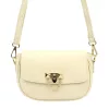 Luka 26-125 D bézs női bőr válltáska 22.5 x 14.5 x 9 cm 