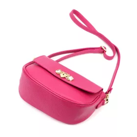   Luka 26-125 D magenta női bőr válltáska 22.5 x 14.5 x 9 cm 