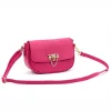 Luka 26-125 D magenta női bőr válltáska 22.5 x 14.5 x 9 cm 