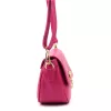Luka 26-125 D magenta női bőr válltáska 22.5 x 14.5 x 9 cm 