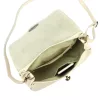 Luka 26-121 D bézs női bőr válltáska 30 x 16 x 12 cm