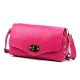 Luka 26-121 D magenta női bőr válltáska 30 x 16 x 12 cm