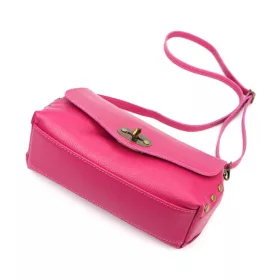 Luka 26-121 D magenta női bőr válltáska 30 x 16 x 12 cm