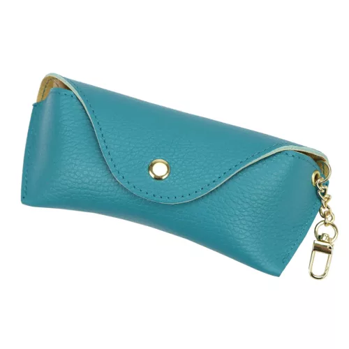 Florence BRE-10 türkiz női marhabőr kiegészítő 18 x 7 x 4 cm