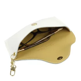   Florence BRE-10 fehér női marhabőr kiegészítő 18 x 7 x 4 cm