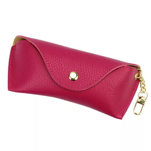 Florence BRE-10 magenta női marhabőr kiegészítő 18 x 7 x 4 cm