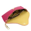 Florence BRE-10 magenta női marhabőr kiegészítő 18 x 7 x 4 cm