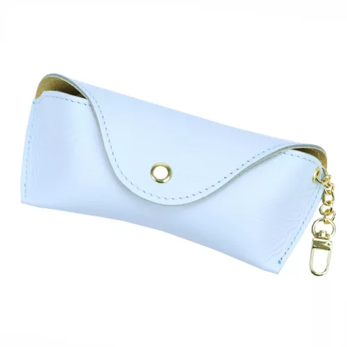 Florence BRE-10 kék női marhabőr kiegészítő 18 x 7 x 4 cm