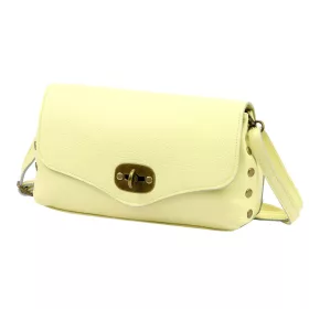Luka 26-121 D sárga női bőr válltáska 30 x 16 x 12 cm