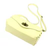 Luka 26-121 D sárga női bőr válltáska 30 x 16 x 12 cm