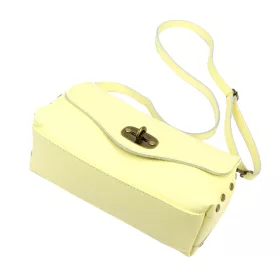 Luka 26-121 D sárga női bőr válltáska 30 x 16 x 12 cm