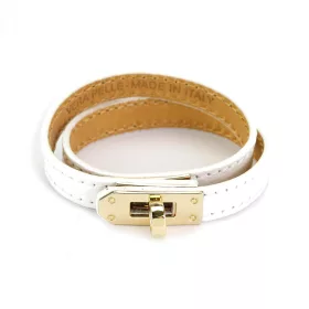 Luka BRACELET-1 DOLLARO fehér női marhabőr kiegészítő