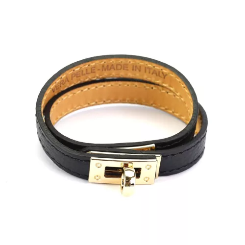 Luka BRACELET-1 DOLLARO fekete női marhabőr kiegészítő