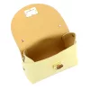 Luka 26-106 D sárga női bőr kézitáska, válltáska 19 x 13 x 9 cm