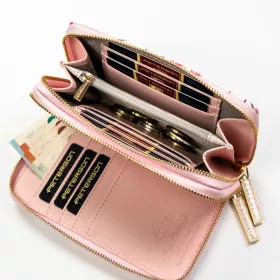 Peterson PTN 007-F8 mintás női rostbőr pénztárca